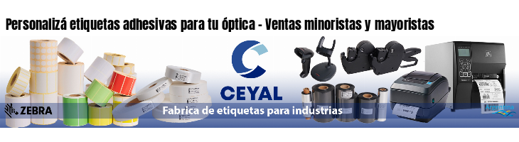 Personalizá etiquetas adhesivas para tu óptica - Ventas minoristas y mayoristas