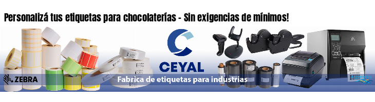 Personalizá tus etiquetas para chocolaterías - Sin exigencias de mínimos!