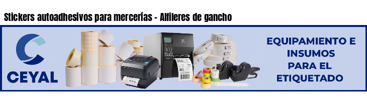 Stickers autoadhesivos para mercerías - Alfileres de gancho