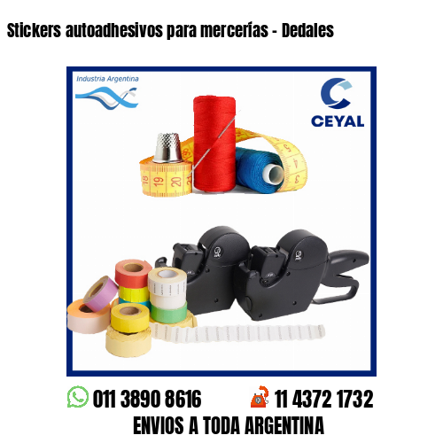 Stickers autoadhesivos para mercerías – Dedales