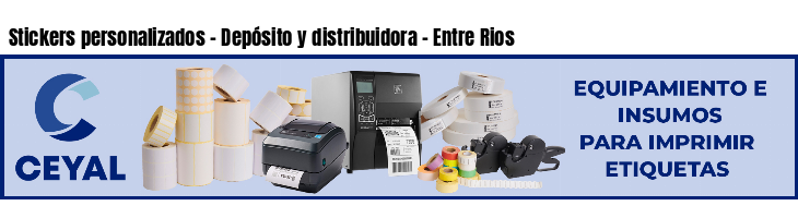 Stickers personalizados - Depósito y distribuidora - Entre Rios