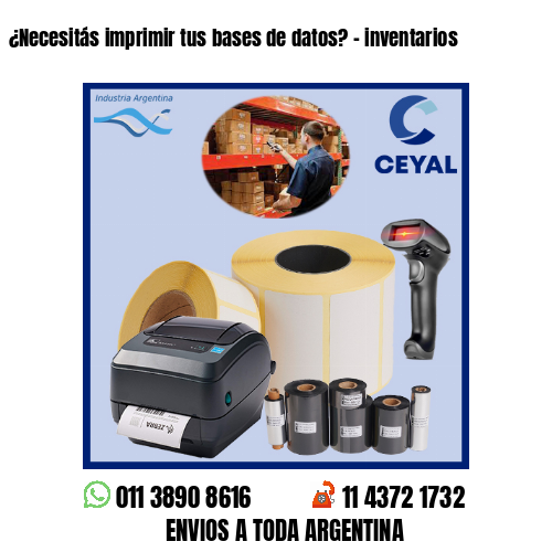 ¿Necesitás imprimir tus bases de datos? – inventarios