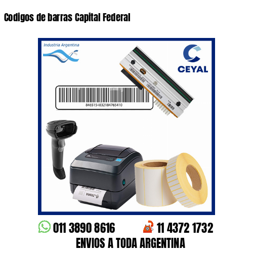 Codigos de barras Capital Federal