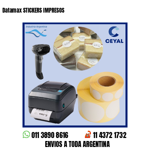 Datamax STICKERS IMPRESOS