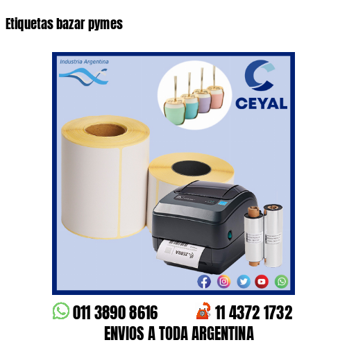Etiquetas bazar pymes