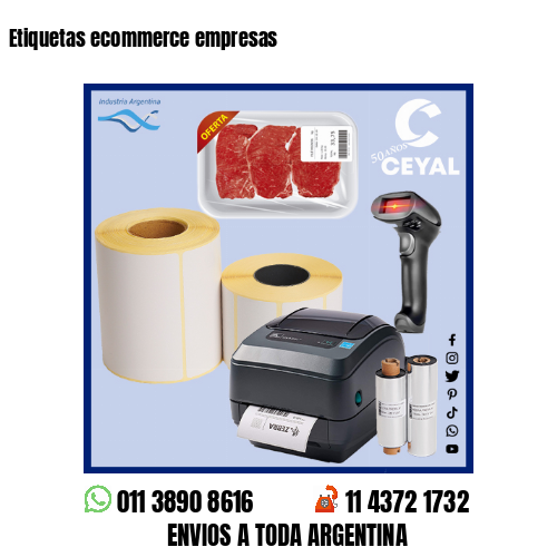Etiquetas ecommerce empresas