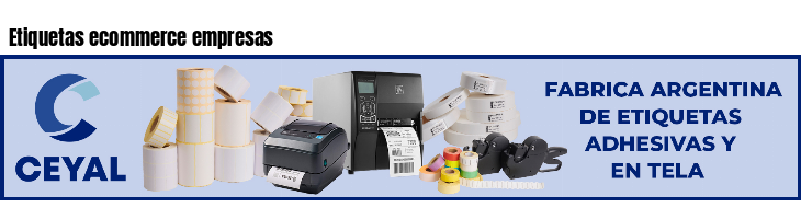 Etiquetas ecommerce empresas 