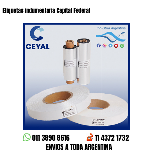 Etiquetas indumentaria Capital Federal