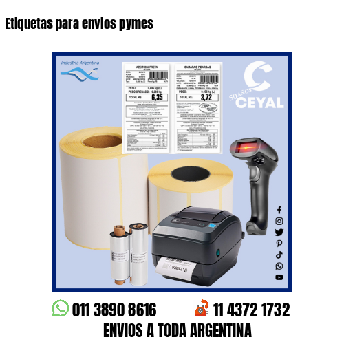 Etiquetas para envios pymes
