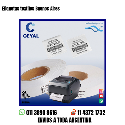 Etiquetas textiles Buenos Aires