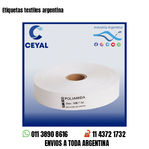 Etiquetas textiles argentina