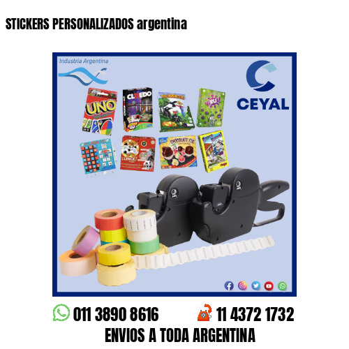 STICKERS PERSONALIZADOS argentina