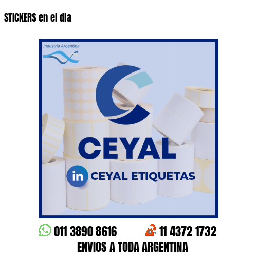 STICKERS en el dia
