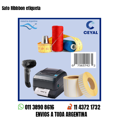 Sato Ribbbon etiqueta