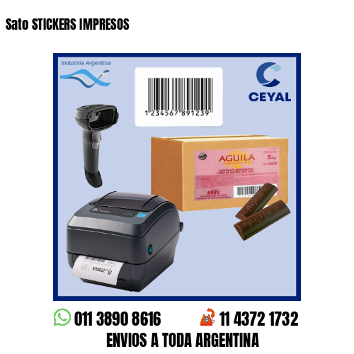 Sato STICKERS IMPRESOS
