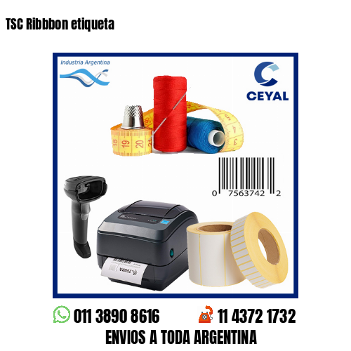 TSC Ribbbon etiqueta