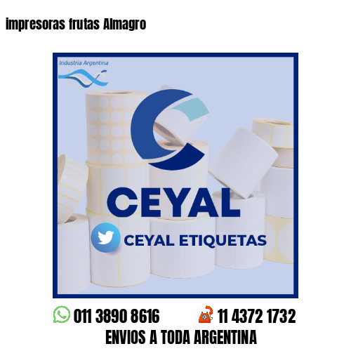 impresoras frutas Almagro