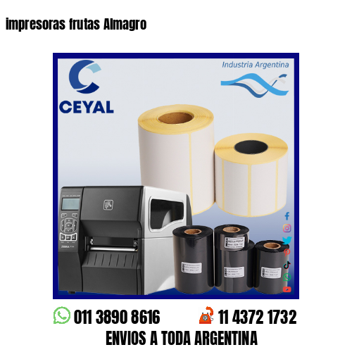 impresoras frutas Almagro