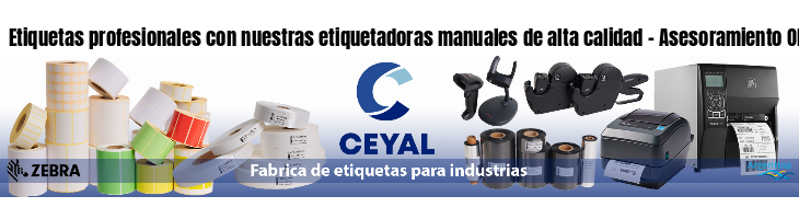 Etiquetas profesionales con nuestras etiquetadoras manuales de alta calidad - Asesoramiento ONLINE
