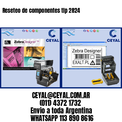 Reseteo de componentes tlp 2824