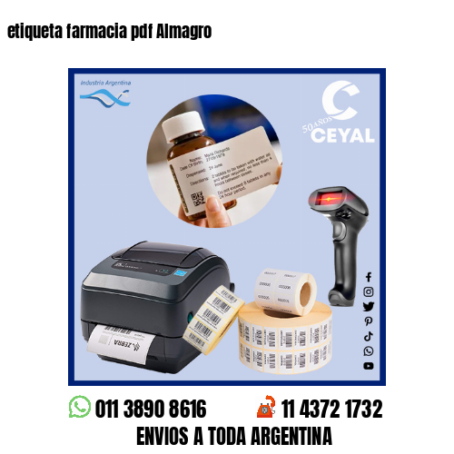 etiqueta farmacia pdf Almagro