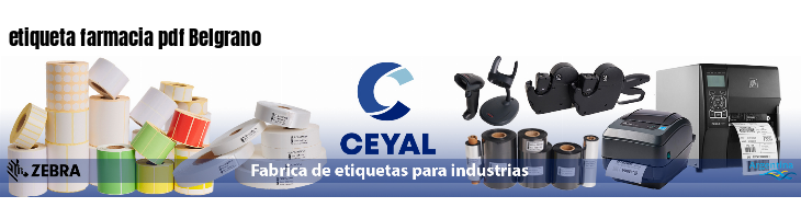 etiqueta farmacia pdf Belgrano