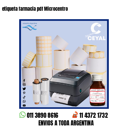 etiqueta farmacia pdf Microcentro