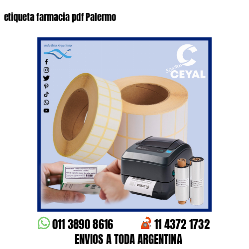 etiqueta farmacia pdf Palermo